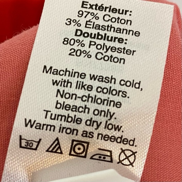 J. Crew Ruffled Knee Length Tiered Ruffle Coral Skirt - Picture 6 of 7